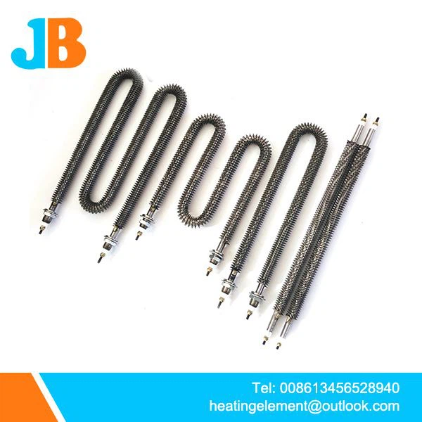 Industrial finned tubular heater