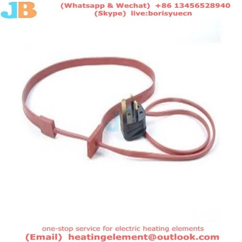 Manufacturing method of silicone rubber heating belt