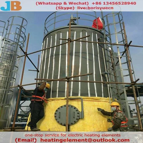 The help of self-limiting electric heating cable for fire protection system