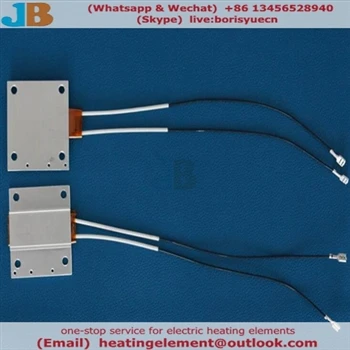 What is the maximum temperature of the PTC heater surface?