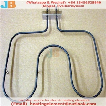 What kind of wire is used in the electric heating tube?