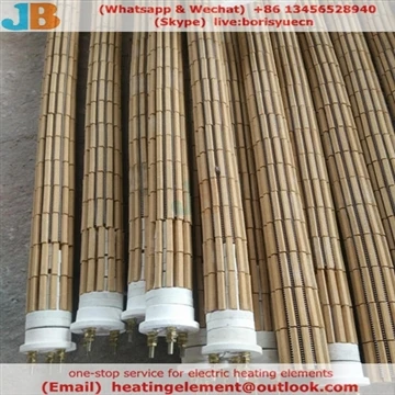 Bobbin Type Heaters 46x500mm 230v 1000w Electric Industrial Infrared Ceramic ...