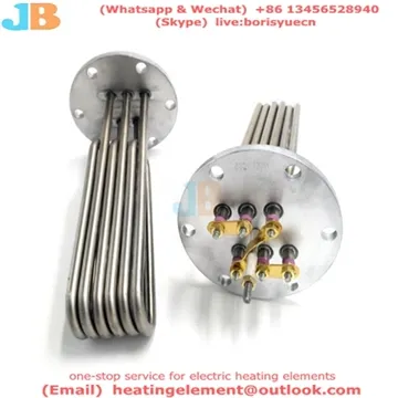 380V Steaming Machine Flange Heating Element Electric Heater Tube For Steam B...